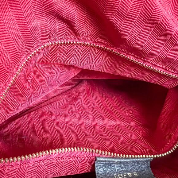 LOEWE Fusta 2 Way Brown Leather Shoulder Bag - Picture 8 of 16